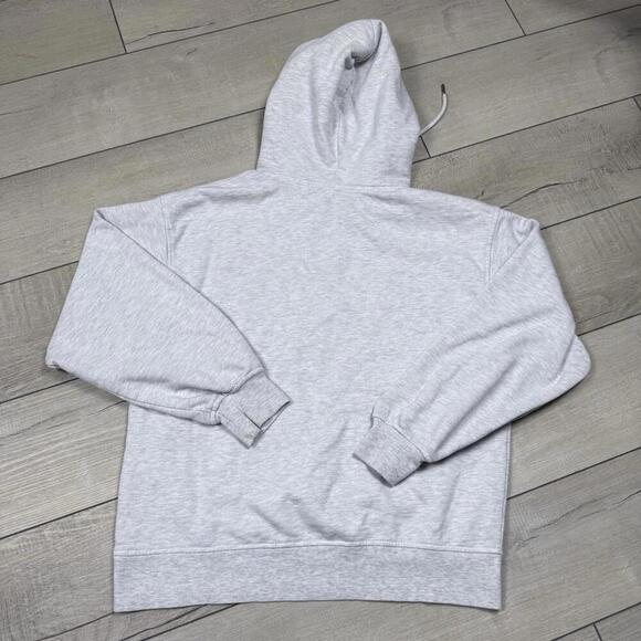 Garage Hoodie Oversized Womens XS Light Gray Michigan 1994 Embroidered Logo Y2K - Picture 3 of 7